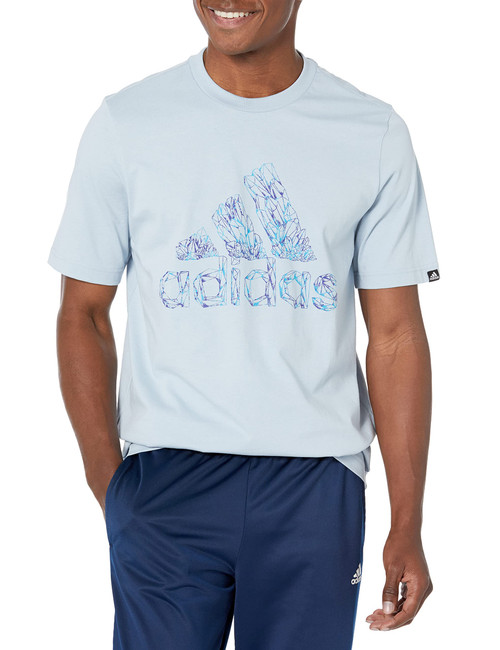 adidas Men's Mystic Fill T-Shirt, Wonder Blue, Large adidas Men's Mystic Fill T-Shirt, Wonder Blue, Large