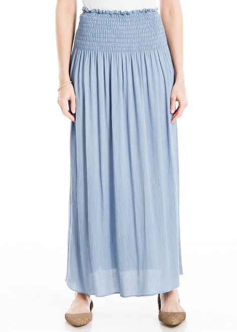 Max Studio Women's Maxi Skirt, Wedgwood, Small