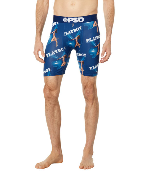 PSD Men's Playboy Balloon Boxer Briefs, Blue, XXL