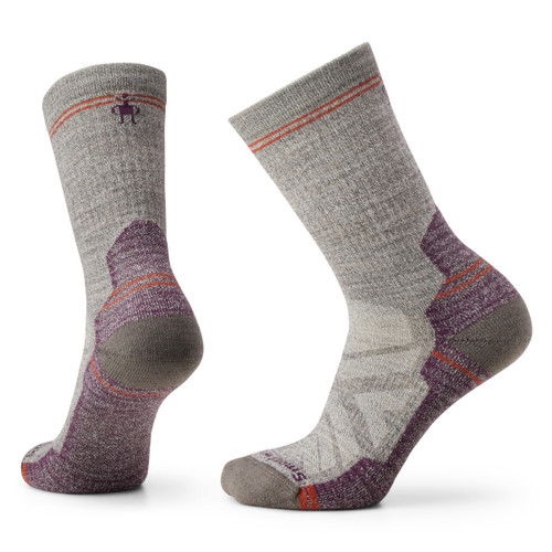 Smartwool Women's Hike Light Cushion Merino Wool Crew Socks, Taupe, Small