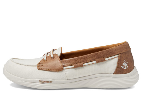 Skechers Women's ON-The-GO Ideal-Set SAIL Boat Shoe, Natural, 5.5