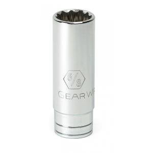 GearWrench 80510D 3/8' Drive 12 Point Deep SAE Socket 5/16'