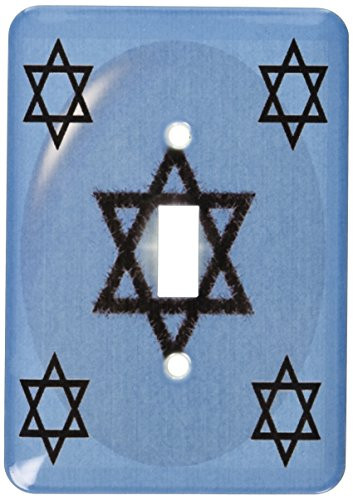 3dRose Lsp_8346_1 Star Of David Blue Single Toggle Switch