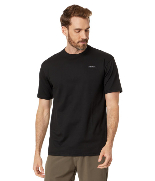 Quiksilver Men's Standard Omni Session Short Sleeve Rashguard Surf Tee, Black 233