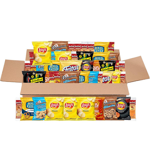 Jupiter Eden Frito-Lay Ultimate Snack Care Package, Variety Assortment of Chips, Cookies, Crackers & More, 40 Count