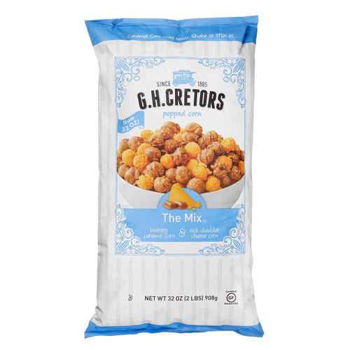 G. H. Cretors Popped Corn, The Mix, 32 Ounce (2 Pack) G. H. Cretors Popped Corn, The Mix, 32 Ounce (2 Pack)