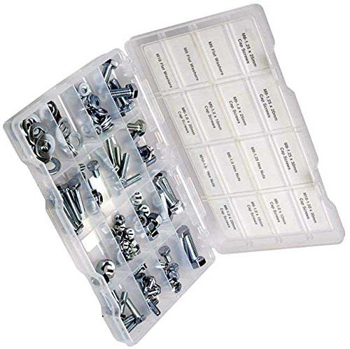 APDTY 800421 Metric Class 8 Din Hardware Value Pack- 16 Sku's- 126 Pieces