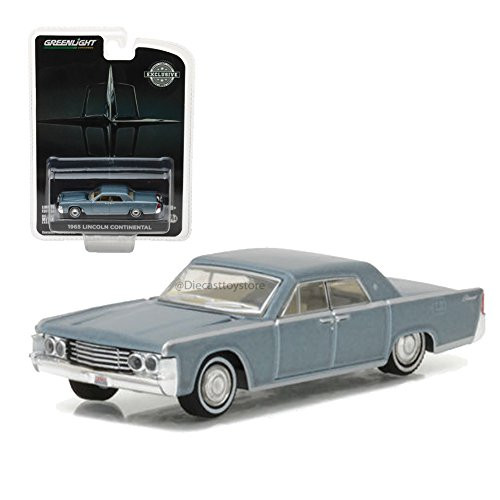 GREENLIGHT 1:64 HOBBY EXCLUSIVE - 1965 LINCOLN CONTINENTAL 29895 DIECAST BLUE