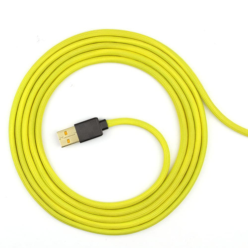 Paracord Mouse Cable for Gaming Mice - for Logitech G403 - (Yellow 19)