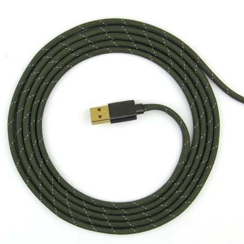 Paracord Mouse Cable for Gaming Mice - for Logitech G403 - (Brown RP01)