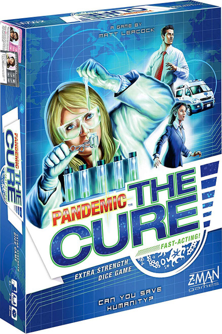 Pandemic The Cure Board Game (Base Game) | Board Game for Adults and Family | Cooperative Board Game | Dice Game | Ages 8+ | 2 to 5 players | Average Playtime 30 minutes | Made by Z-Man Games