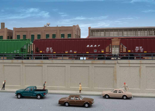 Walthers Cornerstone N Scale Building/Structure Kit Urban Retaining Walls