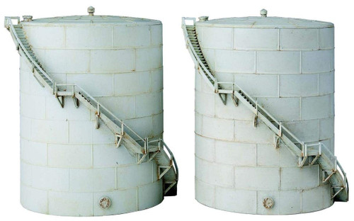 Walthers Cornerstone N Scale Building/Structure Kit Industrial Oil Storage Tank