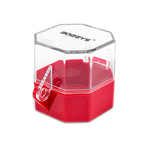 SCRTB Emergency Stop Push Button Switch 1 Pcs Emergency Stop Protection Cover,Emergency Stop Push Button,Add Protection Cover,Stop Switch Box with Key Lock