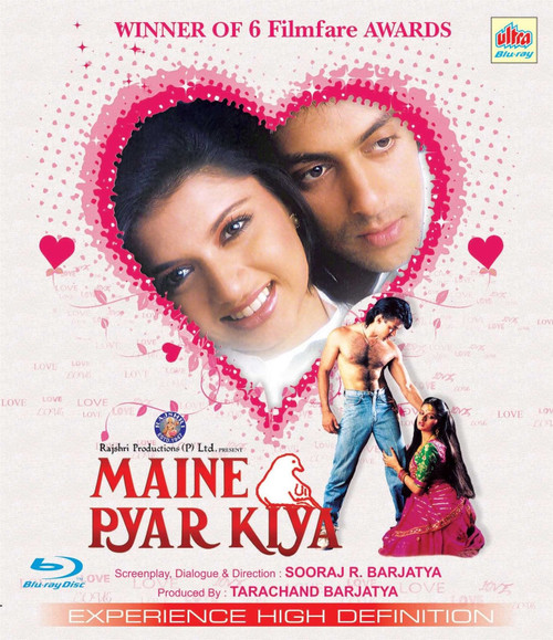 Maine Pyar Kiya (New Single Blu-Ray, Hindi Language, With English Subtitles, Released By Ultra)