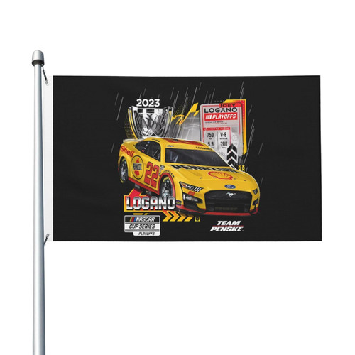 Joey Logano 22 3x5 Ft Flag Double-Sided Printing Banner Indoor Outdoor Decorative Flags