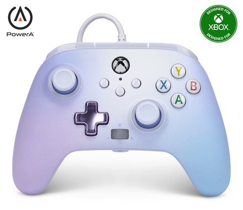 PowerA Enhanced Wired Controller for Xbox Series X|S - Pastel Dream, gamepad,video game controller, gaming controller.