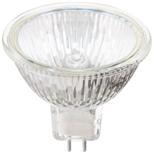 Ushio 1000592 - FNV/FG, JR12V-50W/WFL60/FG - MR16 Eurostar 50 Watt 12 Volt Wide Flood Covered Halogen Bulb