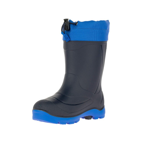 Kamik Boy's Snobuster1 Snow Boot, Navy/Strong Blue, 3 M US Little Kid