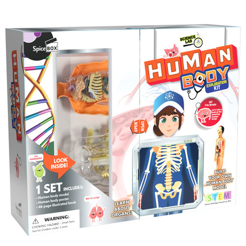 Science Lab SpiceBox Human Body Kit - Unveil The Marvels Within You