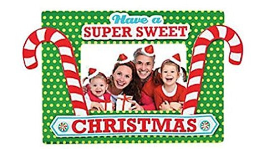 Christmas Picture Frame Craft Kits -12 pack - Candy Cane Christmas