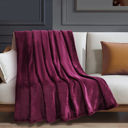 WKBEC Fleece Throw Blankets, Super Soft Flannel Cozy Blankets, Washable Lightweight Fuzzy Blanket for Couch Sofa Bed Office, Throw Size Warm Plush Blankets for All Season (50"x60", Red) WKBEC Fleece Throw Blankets, Super Soft Flannel Cozy Blankets, Washable Lightweight Fuzzy Blanket for Couch Sofa Bed Office, Throw Size Warm Plush Blankets for All Season (50"x60", Red)