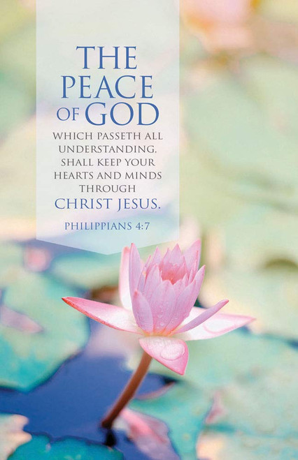 Church Bulletin 11" - Inspirational Worship - Peace of God (Pack of 100)