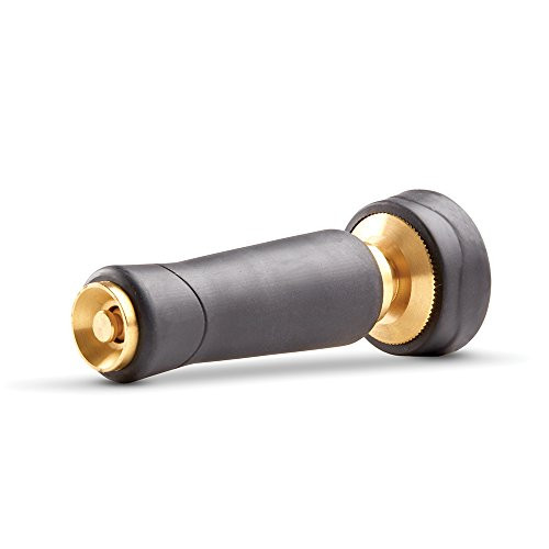 Gilmour 805282-1001 528 Solid Brass Twist Nozzle, Black