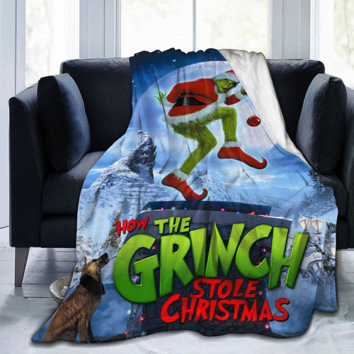 Cartoon Blanket Ultra Soft Flannel Blanket Holiday Christmas Decoration Blanket for Bed Couch Sofa Kids Adults 80"x60" Cartoon Blanket Ultra Soft Flannel Blanket Holiday Christmas Decoration Blanket for Bed Couch Sofa Kids Adults 80"x60"