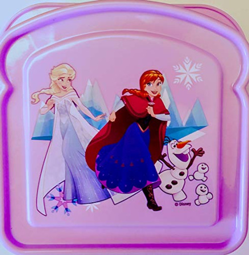 Disney Frozen 2 Piece Sandwich and Snack Container Lunch Kit Disney Frozen 2 Piece Sandwich and Snack Container Lunch Kit