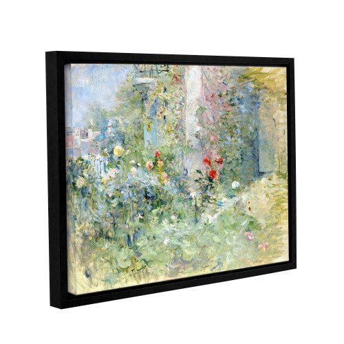 Berthe Morisot ''The Garden At Bougival, 1884'' Gallery Wrapped Floater-framed Canvas, 14X18