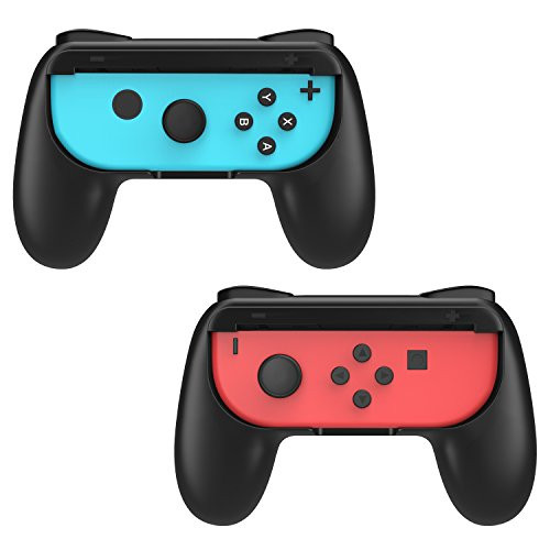 MoKo Grip for Nintendo Switch Joy-Con, 2-Pack Switch Controller Grip Handle Kit for Nintendo Switch Joy-Con (Black) MoKo Grip for Nintendo Switch Joy-Con, 2-Pack Switch Controller Grip Handle Kit for Nintendo Switch Joy-Con (Black)
