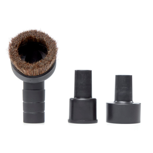 CRAFTSMAN CMXZVBE38785 1-1/4 in. Natural Hair Dusting Brush Wet/Dry Vac Attachment with 1-7/8 in. and 2-1/2 in. Adapters