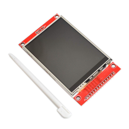 240x320 2.8" SPI TFT LCD Touch Panel Serial Port Module with PBC ILI9341 2.8 Inch SPI Serial White LED Display with Touch Pen