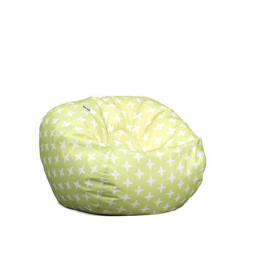 Big Joe Classic Bean Bag Chair, Scatter Jax Matcha Smartmax, Durable Polyester Nylon Blend, 2 feet Round