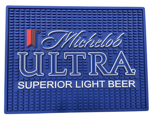 Michelob Ultra Bar Mat Professional Spill Mat Wait Station Drip Mat 12x9 Coaster