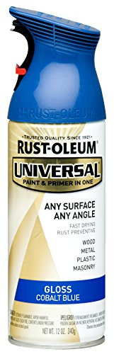 Rust-Oleum 245212 Universal All Surface Spray Paint, 12 oz, Gloss Cobalt Blue