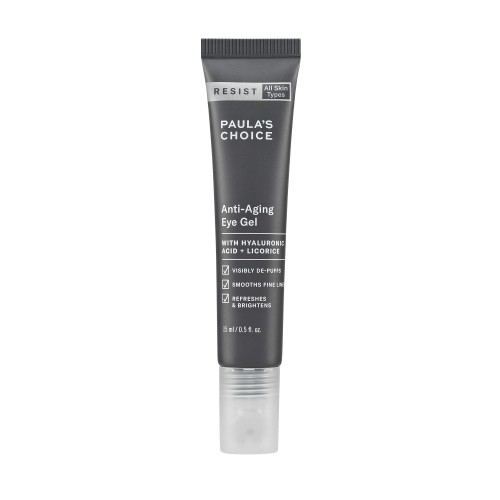 Paula's Choice RESIST Anti-Aging Eye Gel with Hyaluronic Acid, for Dark Circles, Puffy Eyes, Crow's Feet, Fine Lines & Wrinkles, 0.5 Ounce Paula's Choice RESIST Anti-Aging Eye Gel with Hyaluronic Acid, for Dark Circles, Puffy Eyes, Crow's Feet, Fine Lines & Wrinkles, 0.5 Ounce