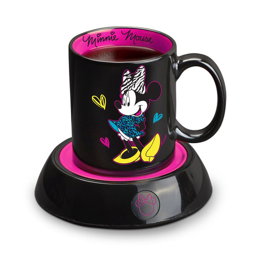 Disney Minnie Mouse Mug Warmer, Black/Pink (DMG-18)