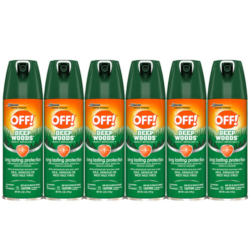 OFF! Deep Woods Insect Repellent V 6 oz, Pack of 6
