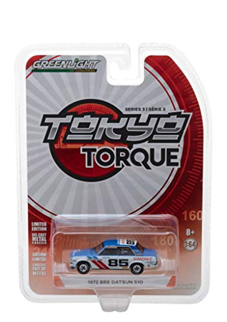 1972 Datsun 510 BRE #85 Bobby Allison Tokyo Torque Series 3 1/64 Diecast Model Car by Greenlight 47010 D 1972 Datsun 510 BRE #85 Bobby Allison Tokyo Torque Series 3 1/64 Diecast Model Car by Greenlight 47010 D