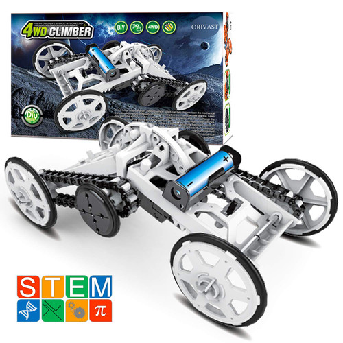ORIVAST STEM Kits for Kids, 4WD Climbing Vehicle STEM Projects for Kids Ages 8-12 | Electronics Circuits Engineering and Science Experiments for Teens | DIY STEM Toys for Boys and Girls