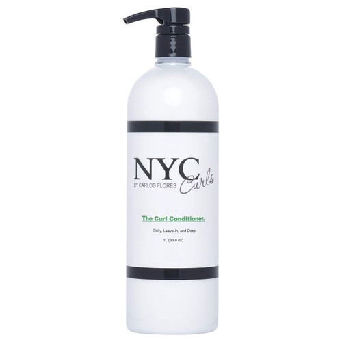 NYC Curls The Curl Conditioner | Daily, Leave-in, & Deep Conditioner for Curly, Coily, & Wavy Hair | 3 products in one | Silicone Free & Vegan | 1 Liter / 33.8 FL OZ NYC Curls The Curl Conditioner | Daily, Leave-in, & Deep Conditioner for Curly, Coily, & Wavy Hair | 3 products in one | Silicone Free & Vegan | 1 Liter / 33.8 FL OZ