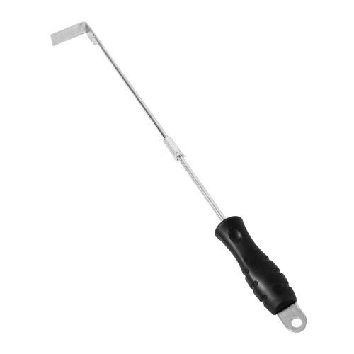 19 Inch BBQ Ash Tool for Kamado Joe Charcoal Smoker Big Green Egg Wood Burning Stove Ash Rake Grilling Poker Accessories Charcoal Garden Tools Grill Cleaning Tools