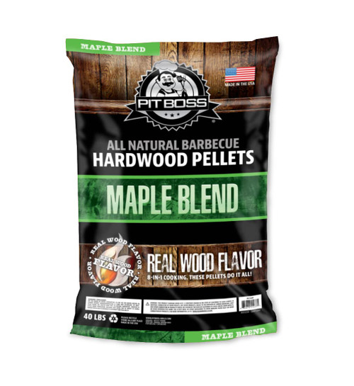 Pit Boss Maple Blend Hardwood Pellets, 40 lb