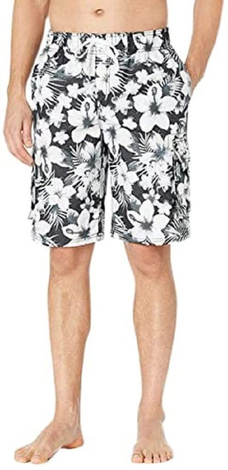 Kanu Surf Men's Infinite Swim Trunks (Regular & Extended Sizes), Dominica Black, Small