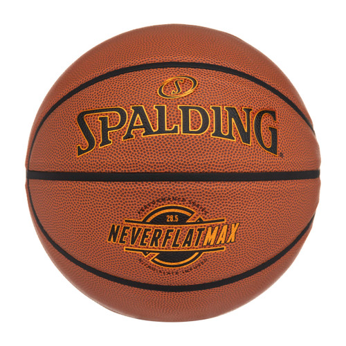 Spalding NeverFlat Max Indoor-Outdoor Basketball 28.5",orange
