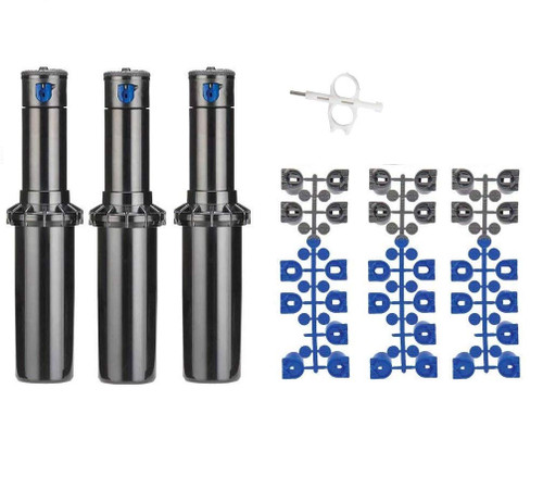 HUNTER (3 Pack) PGP Ultra Rotor Head w/Adjustment Key & Nozzle Rack