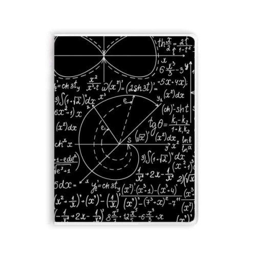 Formulas Science Calculus Stick Figure Notebook Gum Cover Diary Soft Cover Journal