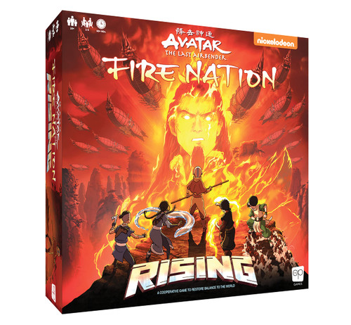 Avatar The Last Airbender: Fire Nation Rising | Cooperative Board Game | Featuring Avatar Heroes and Villains - Aang, Katara, Sokka, Toph, Zuko, and Lord Ozai | Officially-Licensed Avatar Merchandise